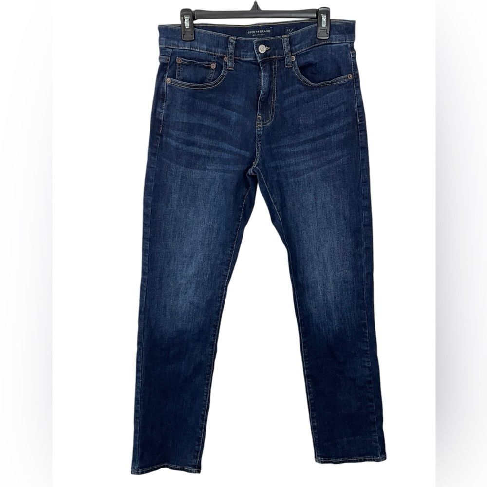 Lucky Brand 221 Straight‎ Men’s Jeans Size 30x32 Dark Blue Wash Denim